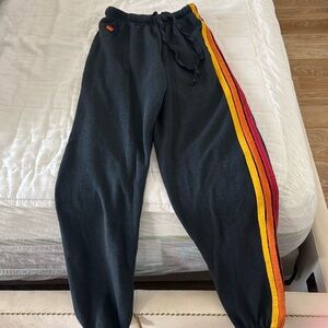 Aviator Nation black sweatpants